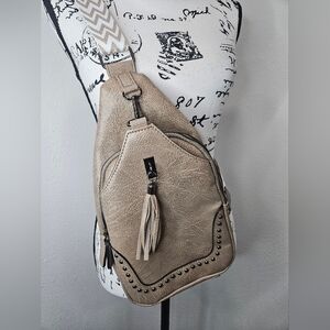 Sam & Hadley boho studded cross body bag